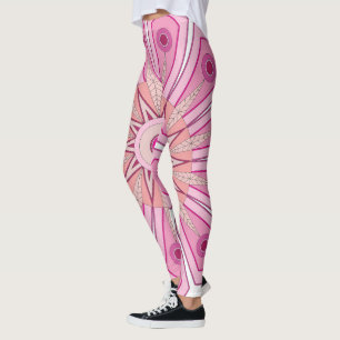 Leggings Leyendas con arte de rosa