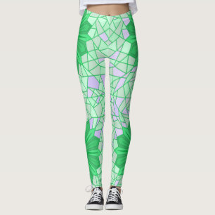 Leggings Leyendas con arte de verde