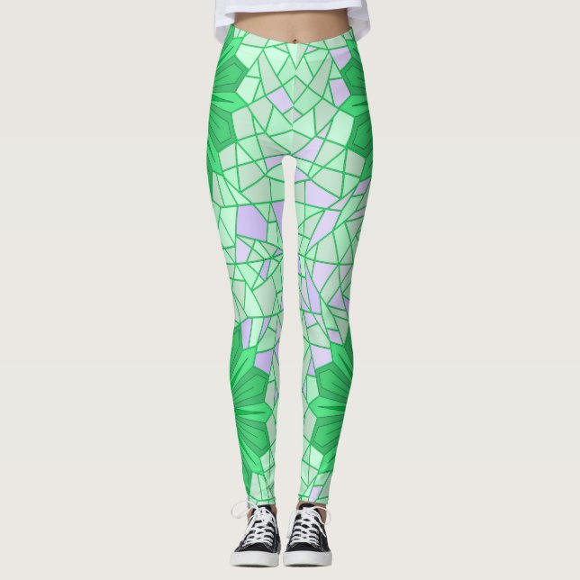 Leggings Leyendas con arte de verde (Anverso)