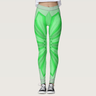 Leggings Leyendas con arte de verde