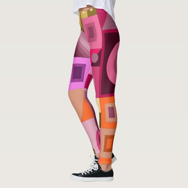 Leggings Leyendas con arte informal creativo (Izquierda)