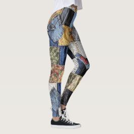 Leggings Leyendas con aspecto inclinado