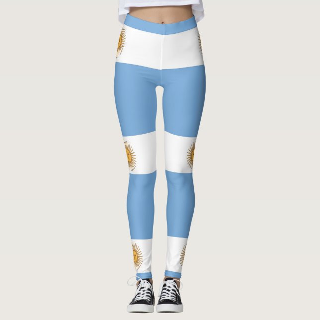 Leggings Leyendas con bandera de Argentina (Anverso)