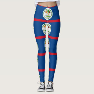 Leggings Leyendas con bandera de Belice