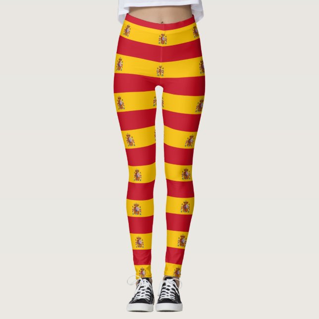 Leggings Leyendas con bandera de España (Anverso)