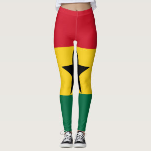 Leggings Leyendas con bandera de Ghana