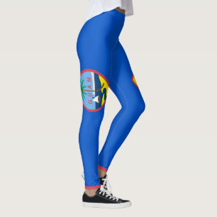Leggings Leyendas con bandera de Guam, Estados Unidos