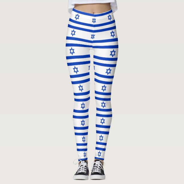 Leggings Leyendas con bandera de Israel (Anverso)