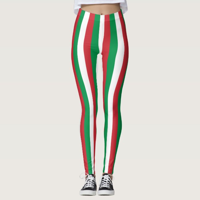 Leggings Leyendas con bandera de Italia (Anverso)