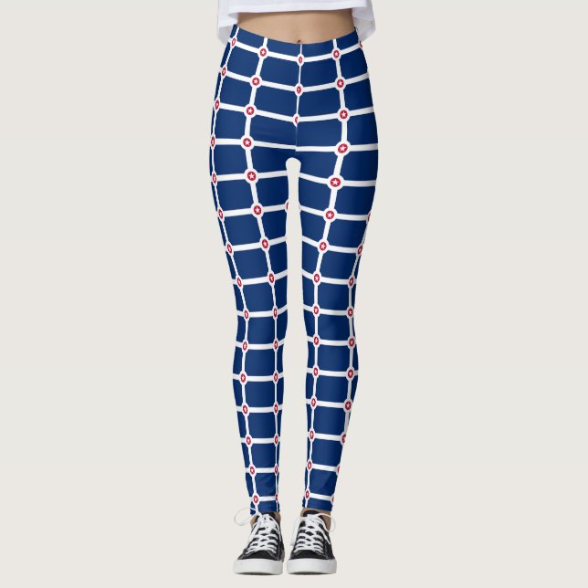 Leggings Leyendas con bandera de la ciudad de Indianápolis, (Anverso)