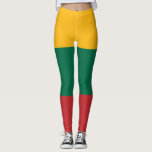 Leggings Leyendas con bandera de Lituania<br><div class="desc">¡Muestra tu orgullo báltico con estilo con estas llamativas leyendas con la bandera de Lituania! Estas leggings vibrantes están diseñadas tanto para la comodidad como para la expresión, mostrando la tricolor audaz de la bandera lituana -amarillo, verde y rojo- en un patrón dinámico y elegante. Ya sea que te dirijas...</div>