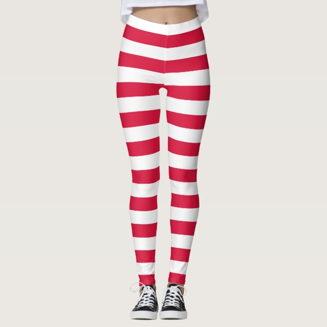 Leggings Leyendas con bandera de Polonia (Anverso)