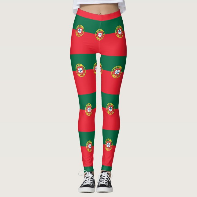 Leggings Leyendas con bandera de Portugal (Anverso)