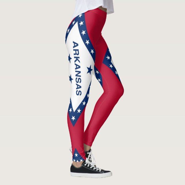 Leggings Leyendas con bandera del estado de Arkansas, Estad (Derecha)