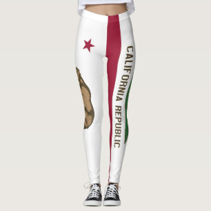 Leggings Leyendas con bandera del estado de California, Est