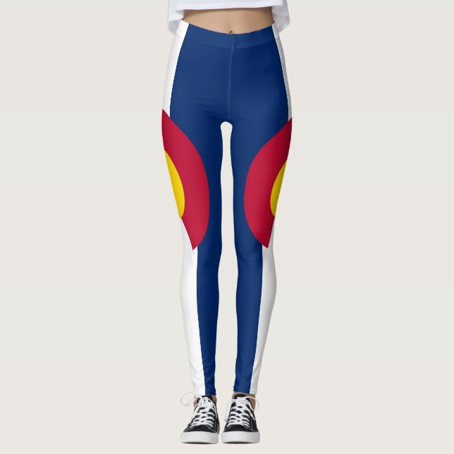 Leggings Leyendas con bandera del Estado de Colorado, Estad (Anverso)