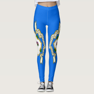Leggings Leyendas con bandera del estado de Connecticut, EE
