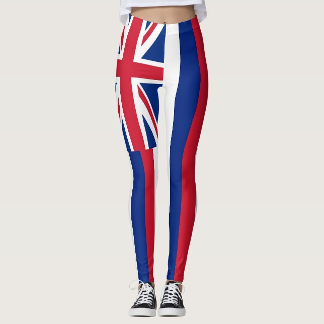 Leggings Leyendas con bandera del estado de Hawaii, Estados (Anverso)