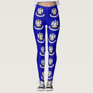 Leggings Leyendas con bandera del estado de Luisiana, Estad