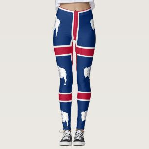 Leggings Leyendas con bandera del estado de Wyoming, Estado
