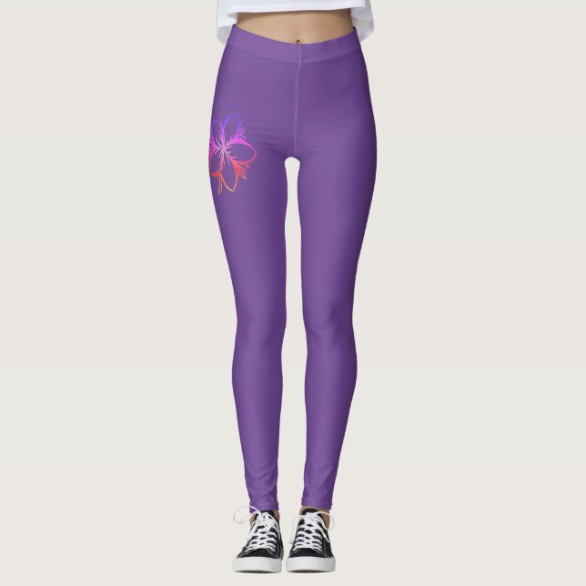 Leggings Leyendas con bello diseño artístico (Anverso)