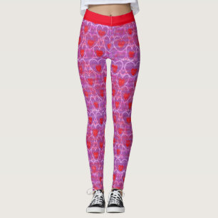 Leggings Leyendas Con Corazón Para Las Piernas El día de Sa
