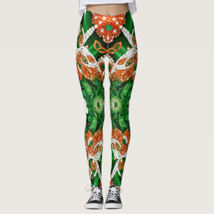 Leggings Leyendas con diseño de colores irlandeses