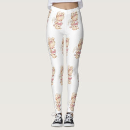 Leggings Leyendas con estampado de peluche
