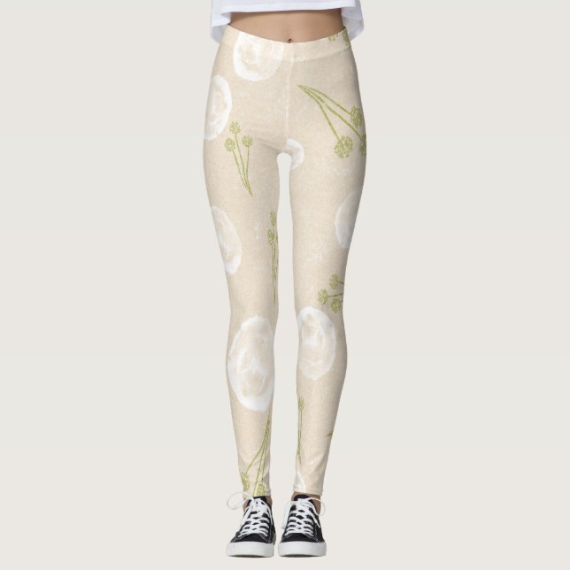 Leggings Leyendas con estampado floral (Anverso)