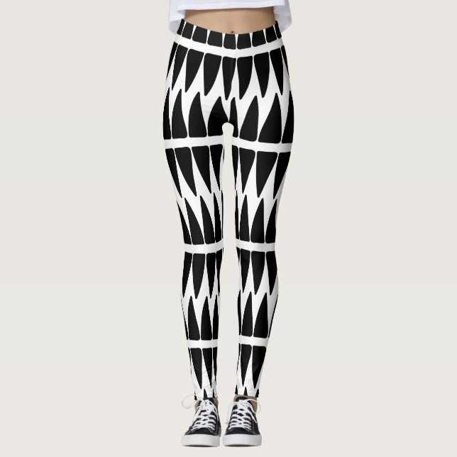 Leggings Leyendas con estampado negro/blanco (Anverso)