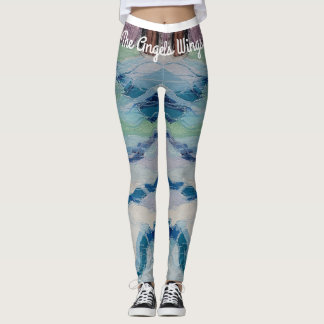 Leggings Leyendas con motivos de agua, el ala del ángel