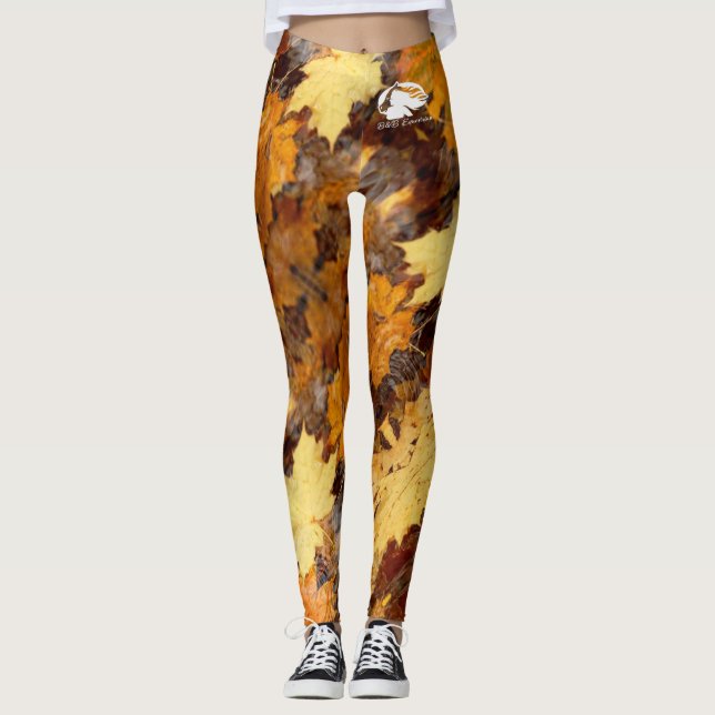 Leggings Leyendas con motivos - Logotipo de B&B blanco (Anverso)