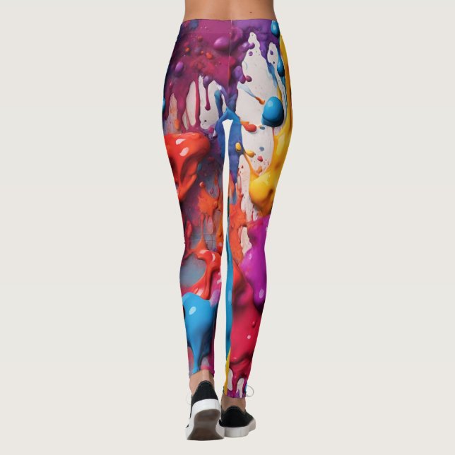 Leggings Leyendas con motivos pintados (Reverso)