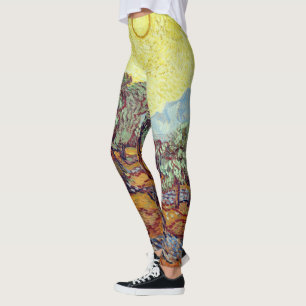 Leggings Leyendas con "Olivos" de Van Gogh