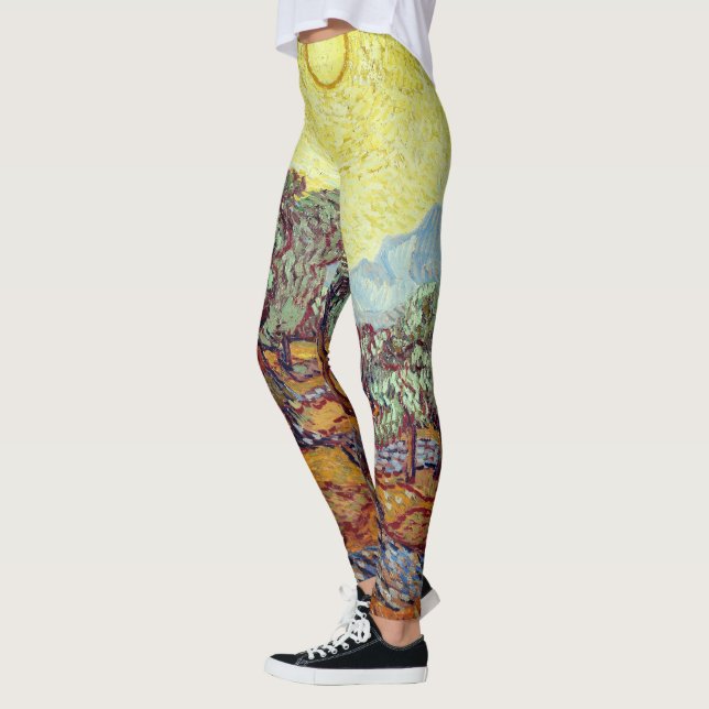 Leggings Leyendas con "Olivos" de Van Gogh (Izquierda)