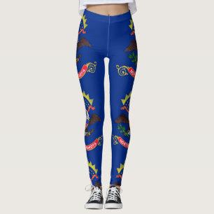 Leggings Leyendas con pabellón del estado de Dakota del Nor