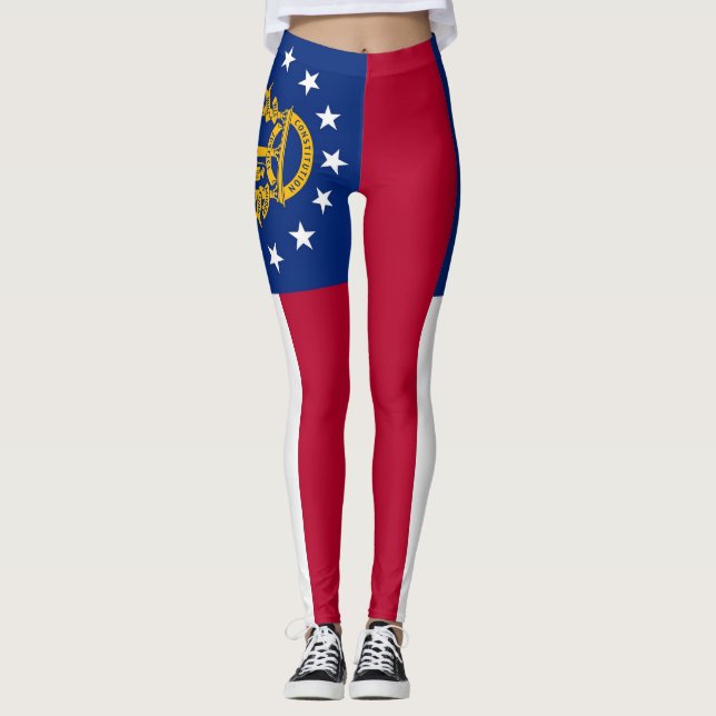 Leggings Leyendas con pabellón del Estado de Georgia, Estad (Anverso)