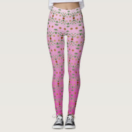 Leggings Leyendas con patrones rosados