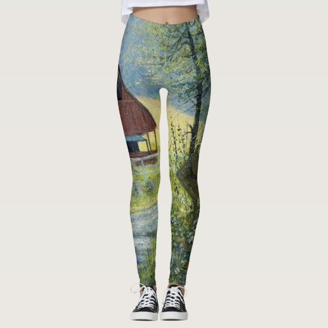 Leggings Leyendas "cruzando ciervos" (Anverso)