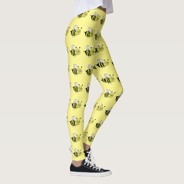 Leggings Leyendas de abeja de miel amarilla (Derecha)