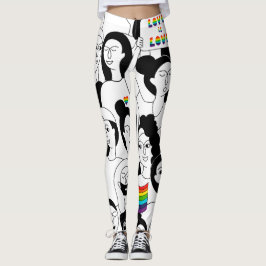 Leggings Leyendas de amor de cara humana