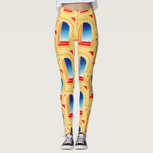 Leggings Leyendas de arco retro - Ventana de Casablanca
