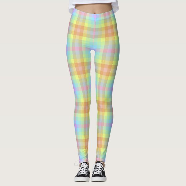 Leggings Leyendas de arcoiris pasteles cubiertas (Anverso)