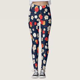 Leggings Leyendas de armonía floral por Charles Goy