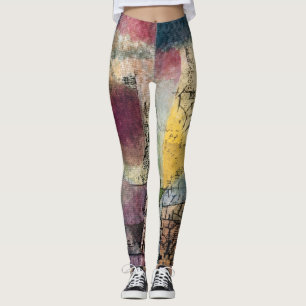 Leggings Leyendas de arte abstractas - Estilo Paul Klee de 