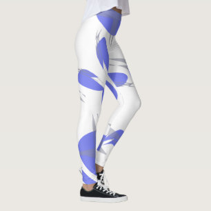 Leggings Leyendas de arte abstractas púrpura Pastel Violet 