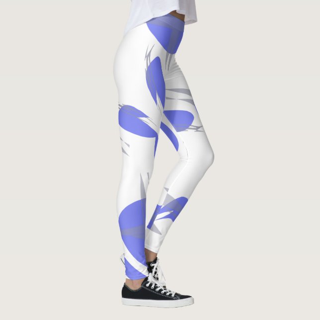 Leggings Leyendas de arte abstractas púrpura Pastel Violet  (Derecha)