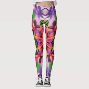 Leggings Leyendas de arte abstracto geométrico