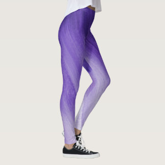Leggings Leyendas de arte abstracto ultravioleta púrpura