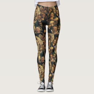Leggings Leyendas de arte Daumier's Expressions